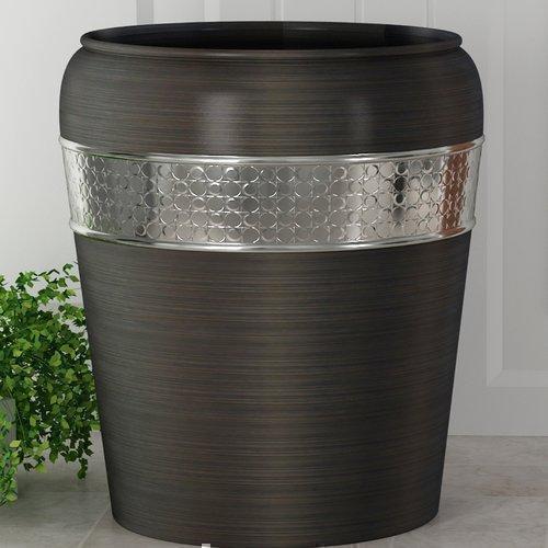 NU Steel Flannel Mod Stainless Steel Waste Basket Sale
