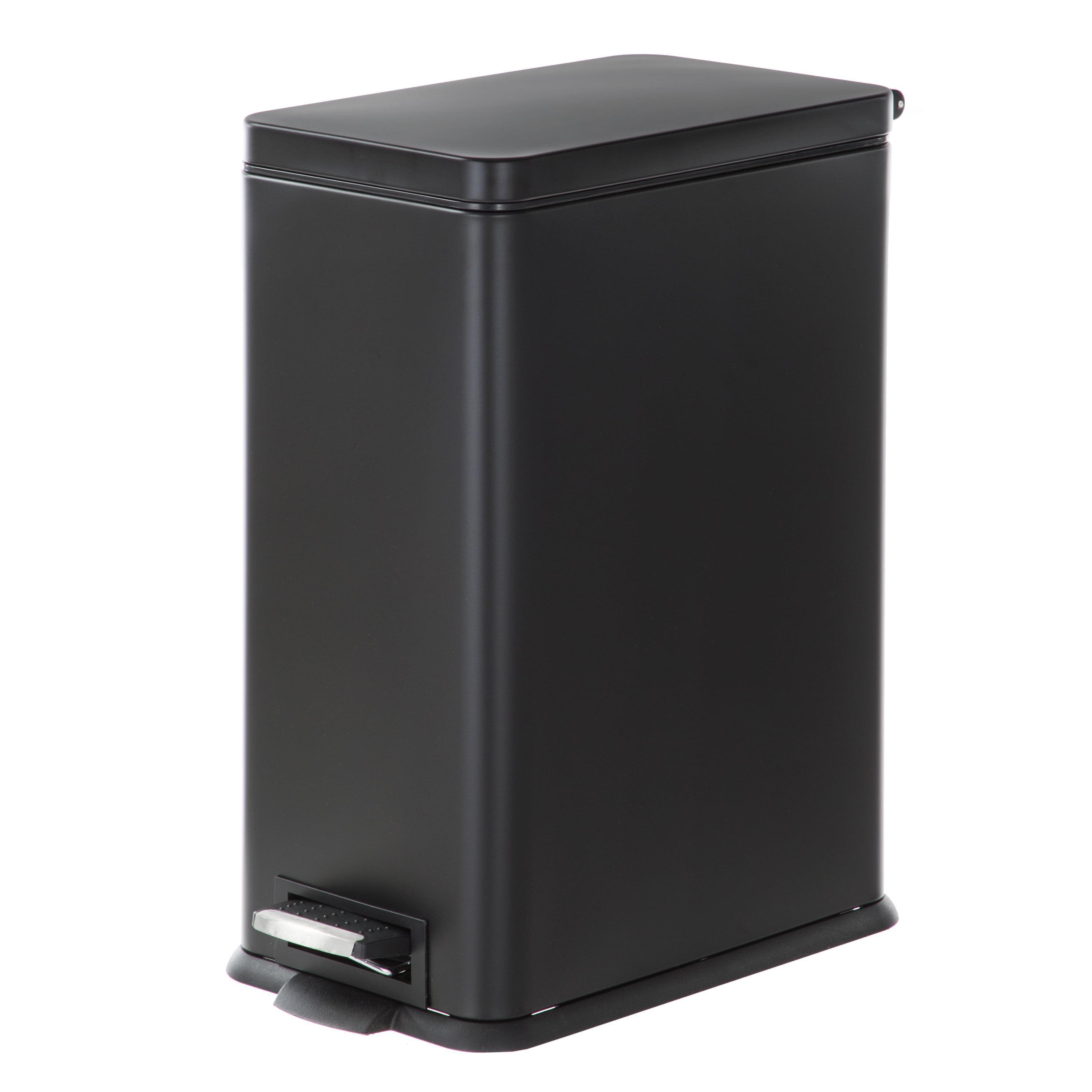 Mainstays Rectangle Pedal Bin Kitchen Garbage Can, 7.9 gal, Multiple Colors Sale